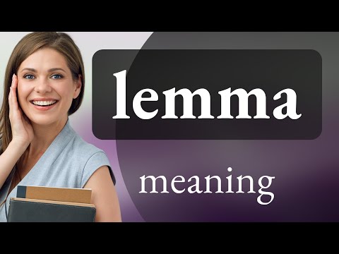 Understanding "Lemma" in English Language Learning