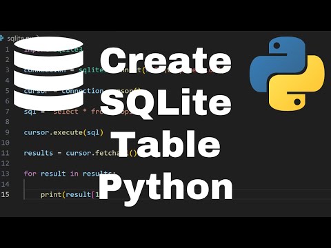 How to Create and Drop a SQLite Table in Python - Python SQLite Tutorial