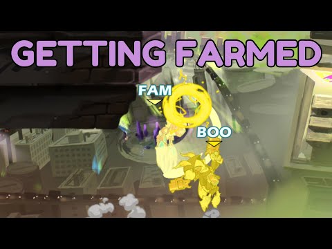 GETTING FARMED IN BRAWLHALLA RANKED ON RENO AND VIVI (LOW TIER) - LIQUID BOOMIE