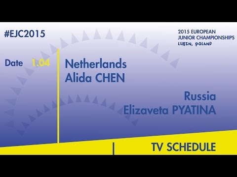 A.Chen(NED) VS. E.Pyatina(RUS) #EJC2015 Lubin, Poland