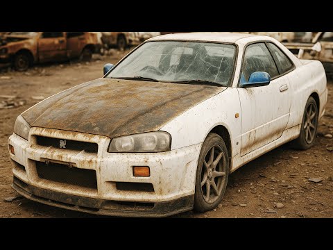Abandoned Nissan GT-R R34 Restoration | Full JDM Exterior, Interior & Mechanical Rebuild