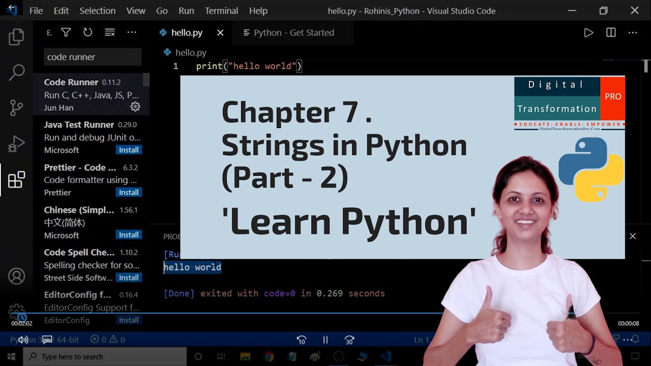 Chapter 7 - Strings in Python (Part 2)
