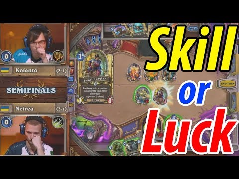 Hearthstone Kolento vs Neirea Skill or Luck!!Must see