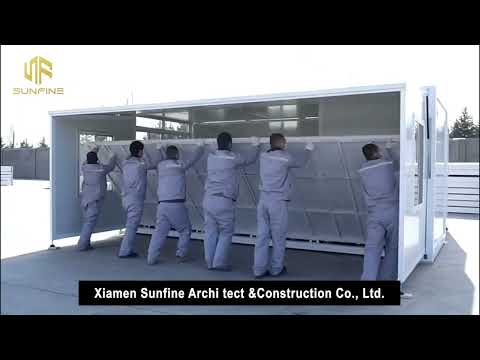 Luxury expandable container house