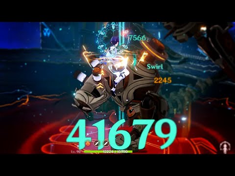 Hypercarry Scaramouche with C0 Faruzan, C2 Yun Jin, and C5 Bennett | C0 Wanderer R4 Widsith Gameplay