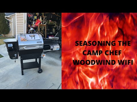 Camp Chef Woodwind WiFi initial burn and seasoning