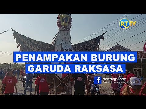 Karnaval Kemerdekaan di Tegal Hadirkan Burung Garuda Raksasa