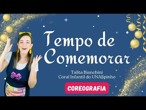 TEMPO DE COMEMORAR - COREOGRAFIA - Música de Natal ​⁠@namoralkids5051 Talita Bianchini #natal