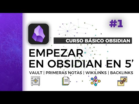 GETTING STARTED on #obsidian in 5 minutes - 01: Vault, first notes, wikilinks, backlinks