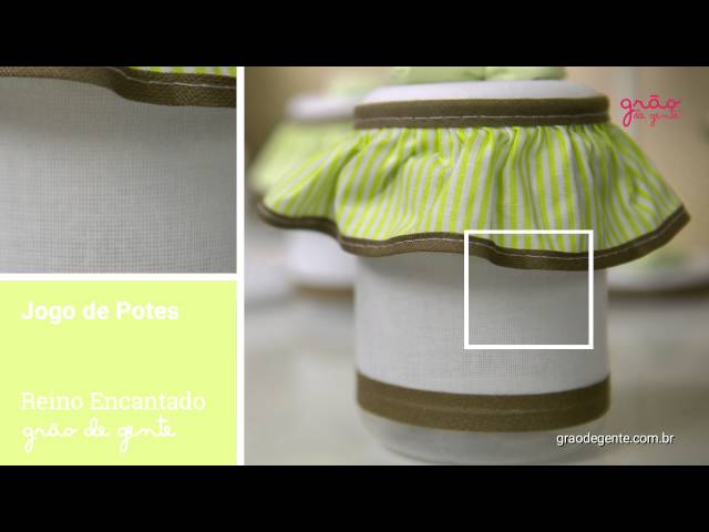 Jogo de Potes Reino Encantado Verde | Ref: 52332