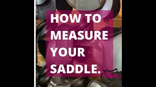 How to measure your saddle