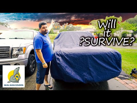 Hurricane Nicole! Most Extreme car cover test!