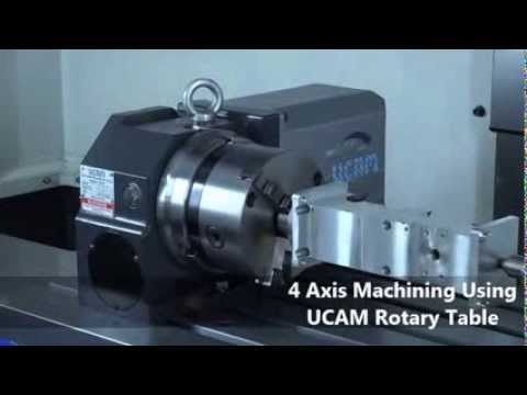 UCAM Rotary Table Demonstration