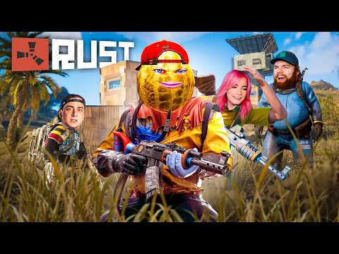 TheBurntPeanut EXHAUSTED by Endless Raids w/ Gingy, Cloakzy, HutchMF & More | RUST