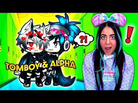 🐾 When the Tomboy Meet the Badboy Alpha...🐾 Gacha Life Mini Movie Love Story Reaction