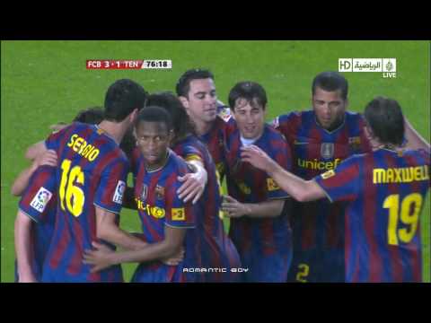 Pedro Goal vs Tenerife  - La Liga 09-10 HD