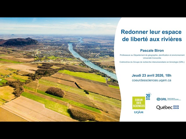 Conférence: «Redonner leur espace de liberté aux rivières»