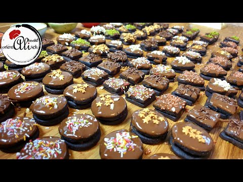 أطيب بيتي فور بالشوكولا بطريقة سهلة جداً وصفة_رائعة /Petit Four  #Petit_four #Recipe #Rezept