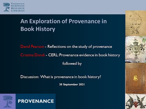 Exploring Provenance in Book History