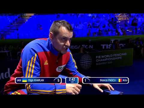 Budapest Worlds SWS 2019 - L4 - Pascu ROU v Kharlan UKR (Commentary)