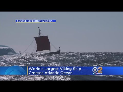 World's Largest Viking Ship Built In Modern Times Crosses Atlantic, Arrives In NYC