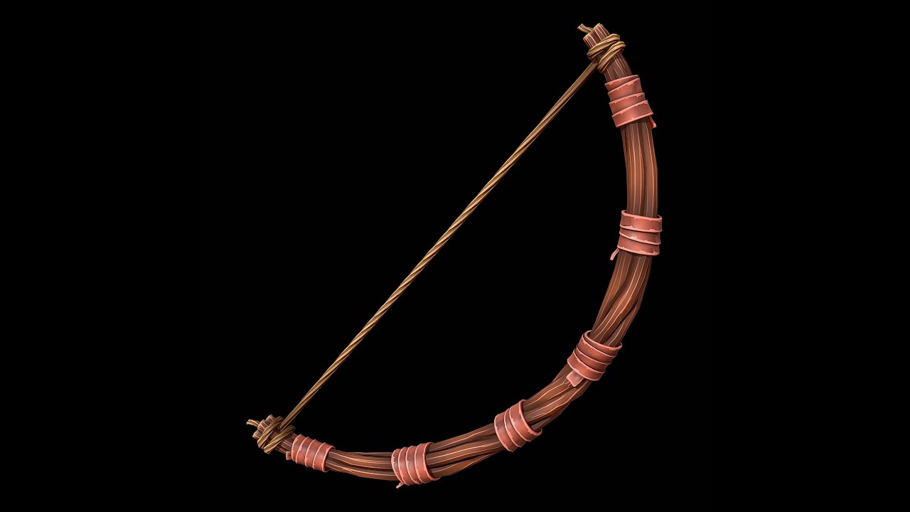 Stilisierter Bogen 3D Modell