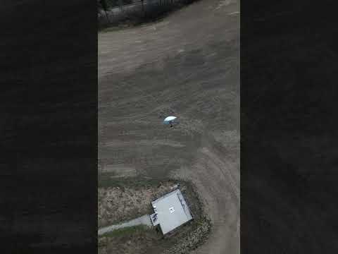 Flying the canary at our secret test site! #dronedelivery