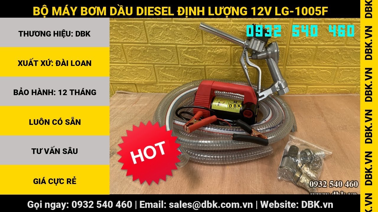 Video Bộ máy bơm dầu Diesel định lượng 12V LG-1005F - Bộ máy bơm dầu Diesel định lượng 12V LG-1005F
