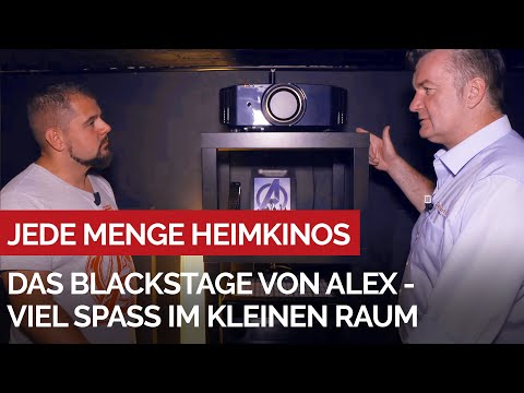 Das Blackstage Heimkino von Alex - verdammt viel Spaß im kleinen Raum