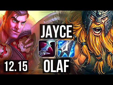 JAYCE vs OLAF (TOP) | 1000+ games, 1.4M mastery, 5/1/1 | EUW Diamond | 12.15