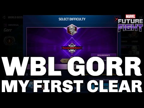 MY FIRST WBL GORR CLEAR | MARVEL FUTURE FIGHT