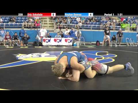 Junior 220 - Eric Eckstein (Maryland) vs. Peyton Demos (Alabama)