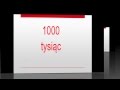 Corso di polacco”Numeri da 100-1 000” 