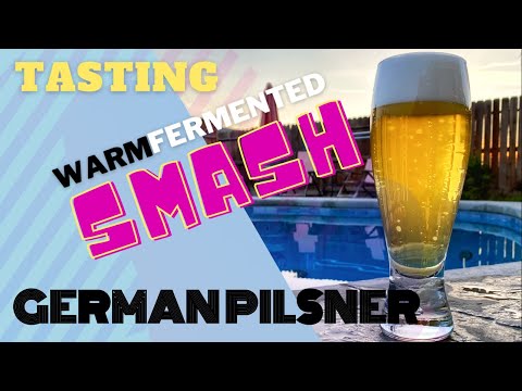 A Lager in 10 Days! Tasting a Pressure Fermented Warm Lager Method SMaSH German Pilsner