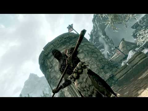 Alduin flies around for a bit