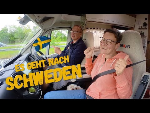 Es geht nach Schweden 🇸🇪  unsere Anreise inkl. Stellplätze | Im Wohnmobil mit Hund nach Schweden