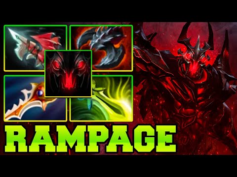 SF Shadow Fiend Dota 2 Rampage Carry Meta - Best Pro Gameplay Build Guide 7.34