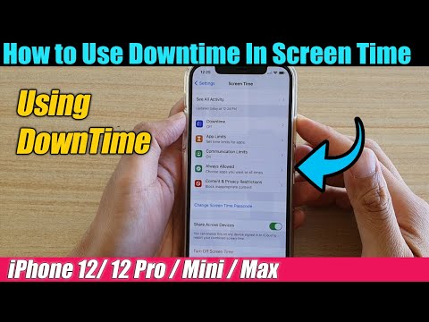 iPhone 12/12 Pro: How to Use DownTime in Screen Time