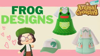 14 adorable FROG custom designs🐸Animal Crossing: New Horizons