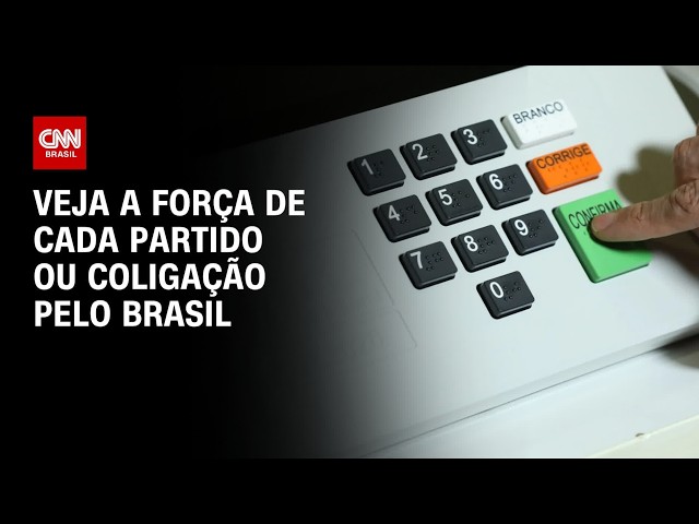 A força de cada partido ou coligação pelo Brasil; entenda a importância dos palanques | CNN ELEIÇÕES