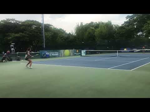 Hitting session forehand and backhand, ITF  in Dominican Republic