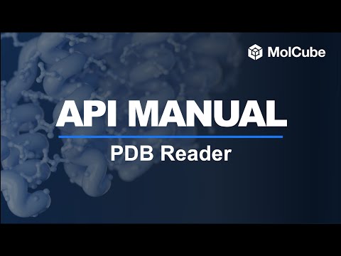 01. API Manual : PDB Reader