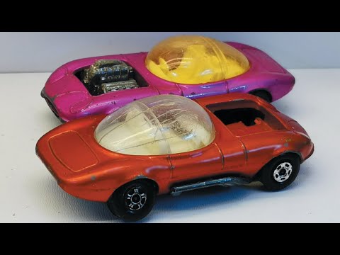 Matchbox Restaurierung Hot Rod Draguar Nr. 36, Druckgussauto, neuer Motor und Dach