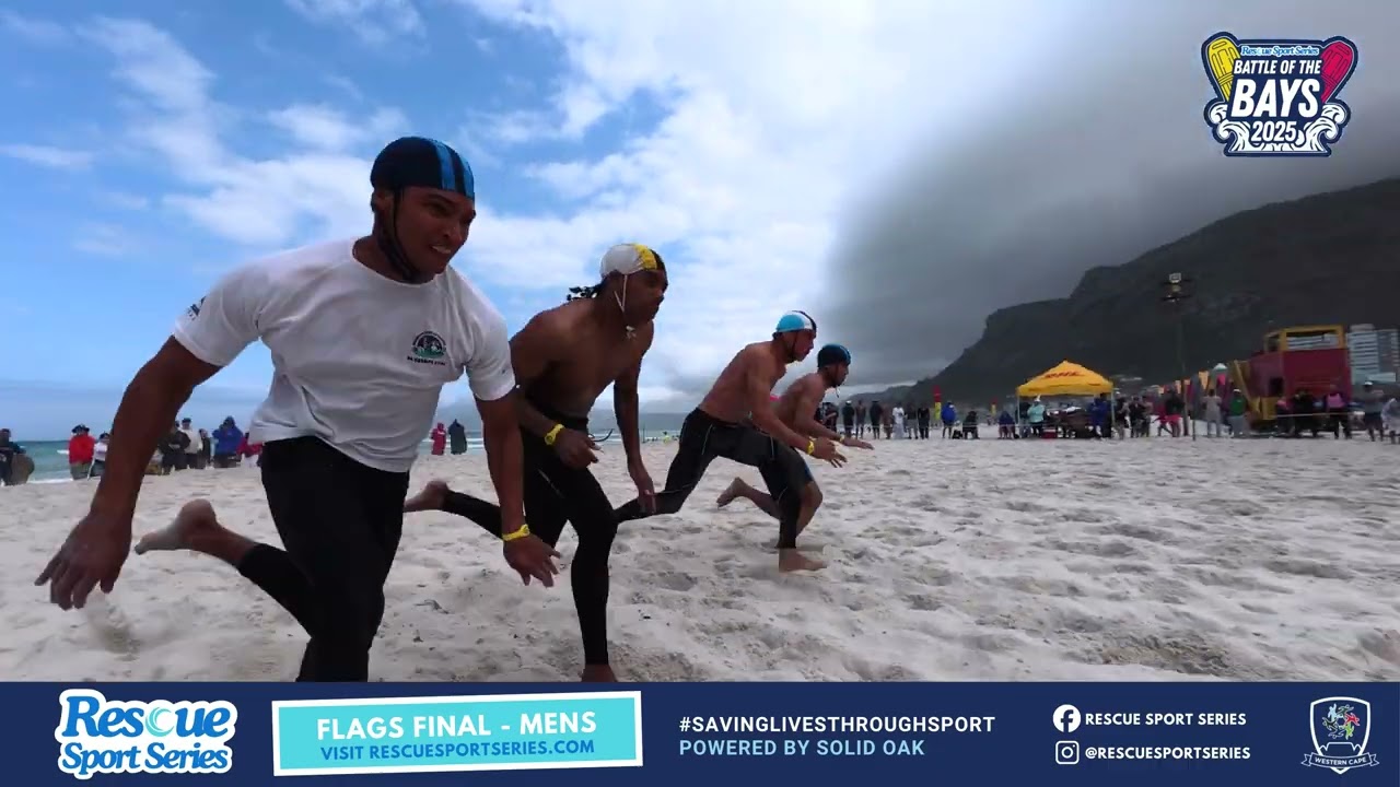 Men’s Beach Flags | Battle of the Bays – Rescue Sport Series