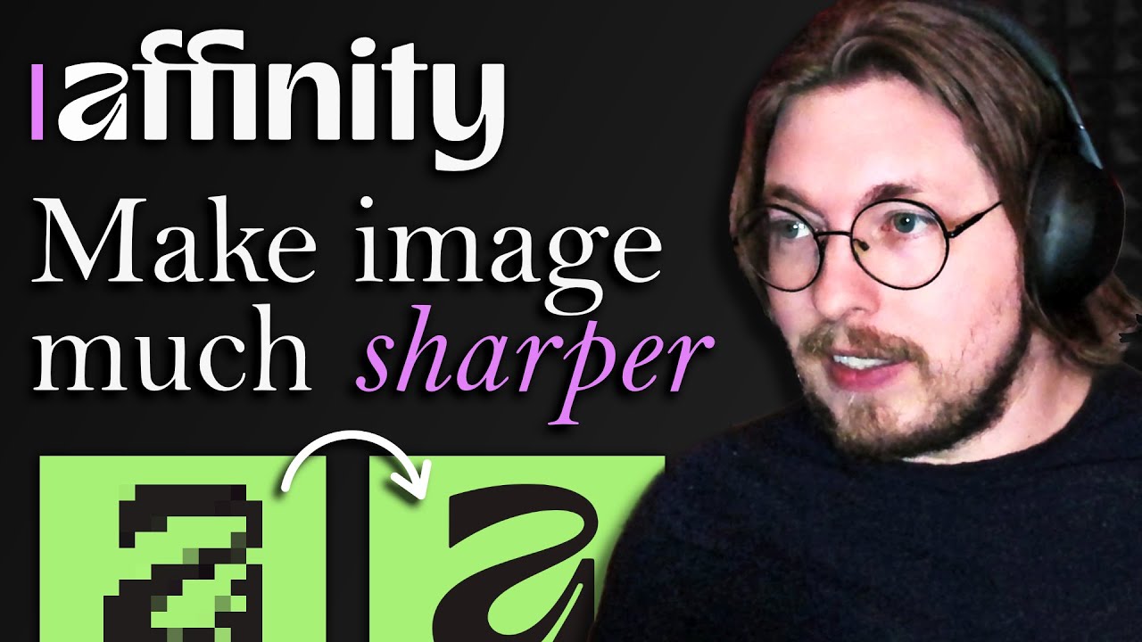 Turn Pixelated Images Into Crisp Vectors – Affinity Tutorial for Beginners