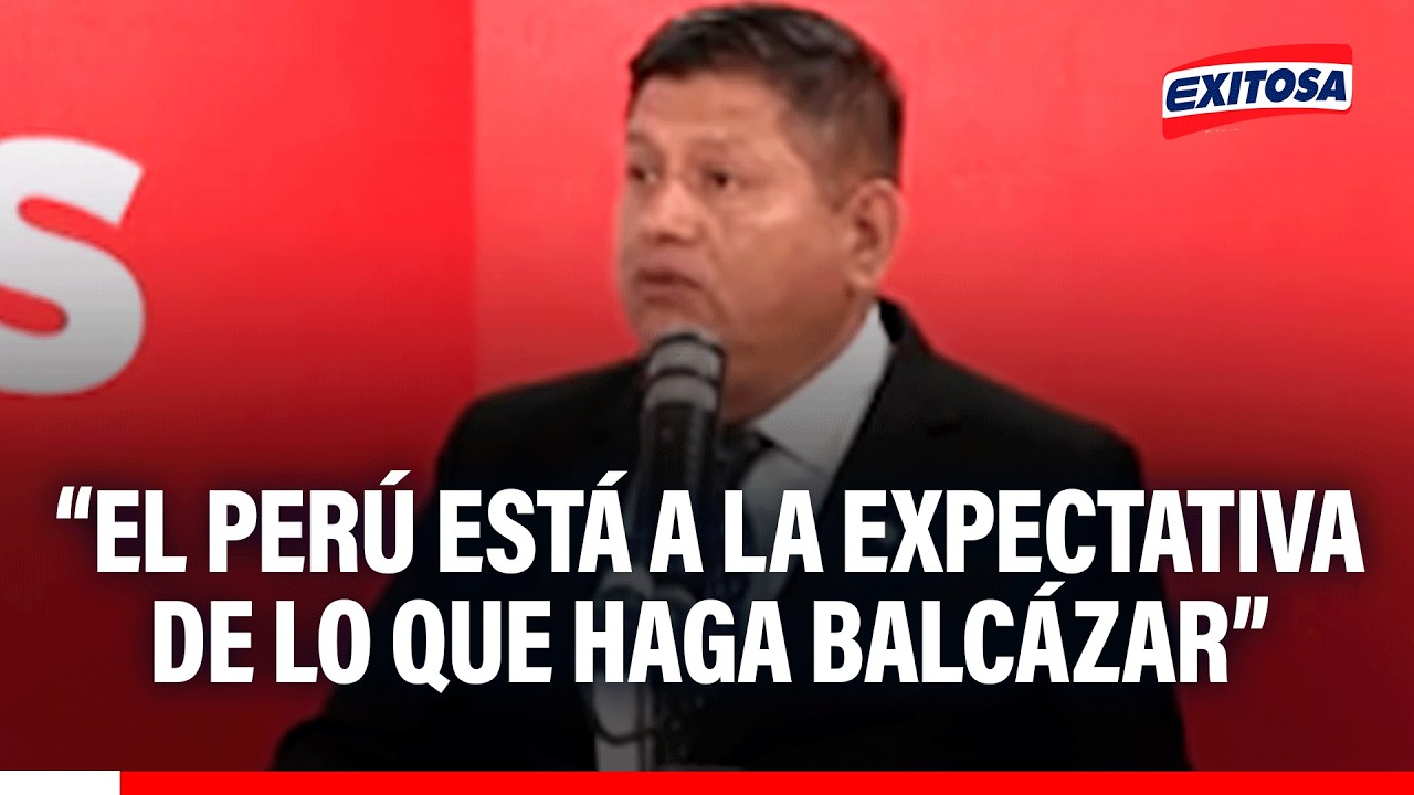 🔴🔵 “Balcázar ha dicho a los cuatro vientos que indultaría a Pedro Castillo”, señala Walter Ayala