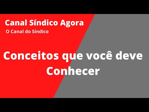 Conceitos que você deve Conhecer