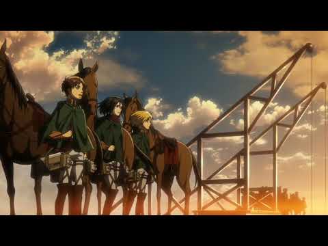 Erwin's scream | Send off | Eng dub| ret aking wall Maria | Season 3 ending |