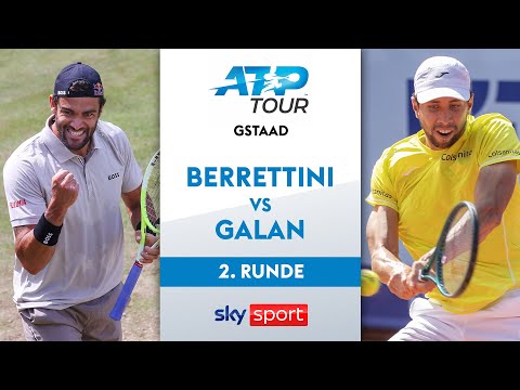 Matteo Berrettini vs. Daniel Elahi Galan - Runde 2 | EFG Swiss Open Gstaad 2024 | Highlights