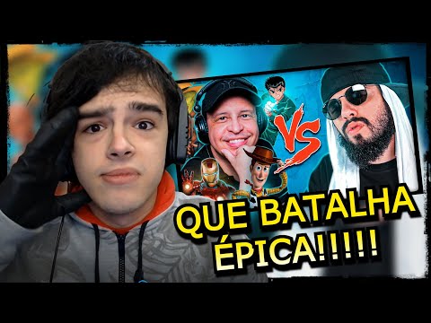 REACT Marco Ribeiro Dublador Vs  Mussoumano   Batalha de Youtubers